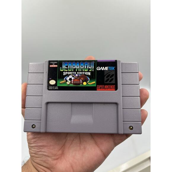 Jeopardy Sports Edition (SNES) Super Nintendo Complete In Box GameTek 1994 - Picture 13 of 15